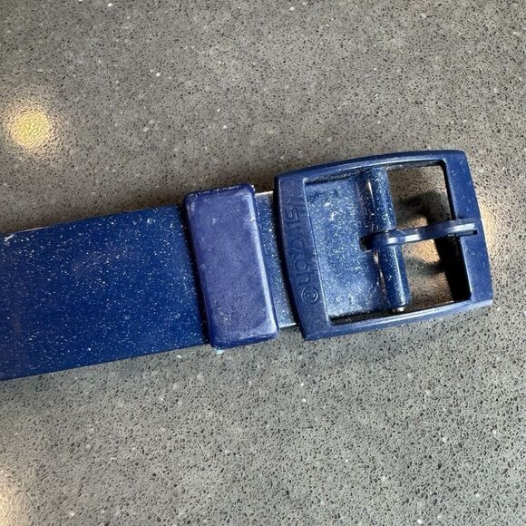 Swatch Watch Just Blue GN715 Blue Sparkling 34mm 2001 Glitter Y2K main image 7